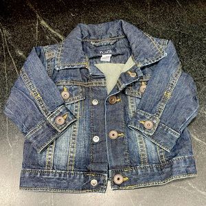 Children’s Place Unisex Jean Jacket for Baby Girl/Boy Size 3-6 Months with Snaps